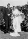 Thumbnail of Krl Luders and Muriel NIELD on their wedding day - click here for larger image