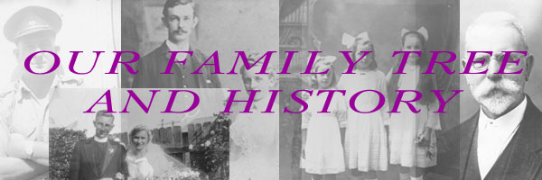 banner image - our family tree and history