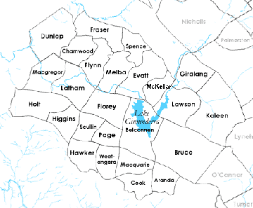 Belconnen Map