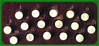 bass buttons showing numbers