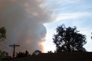 Smoke to the South West