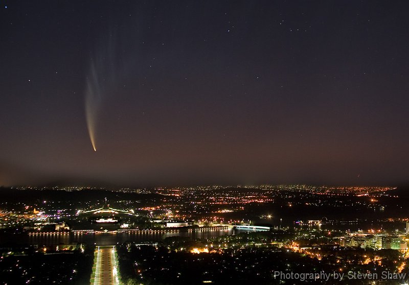Apocalypse Comet McNaught Over Canberra